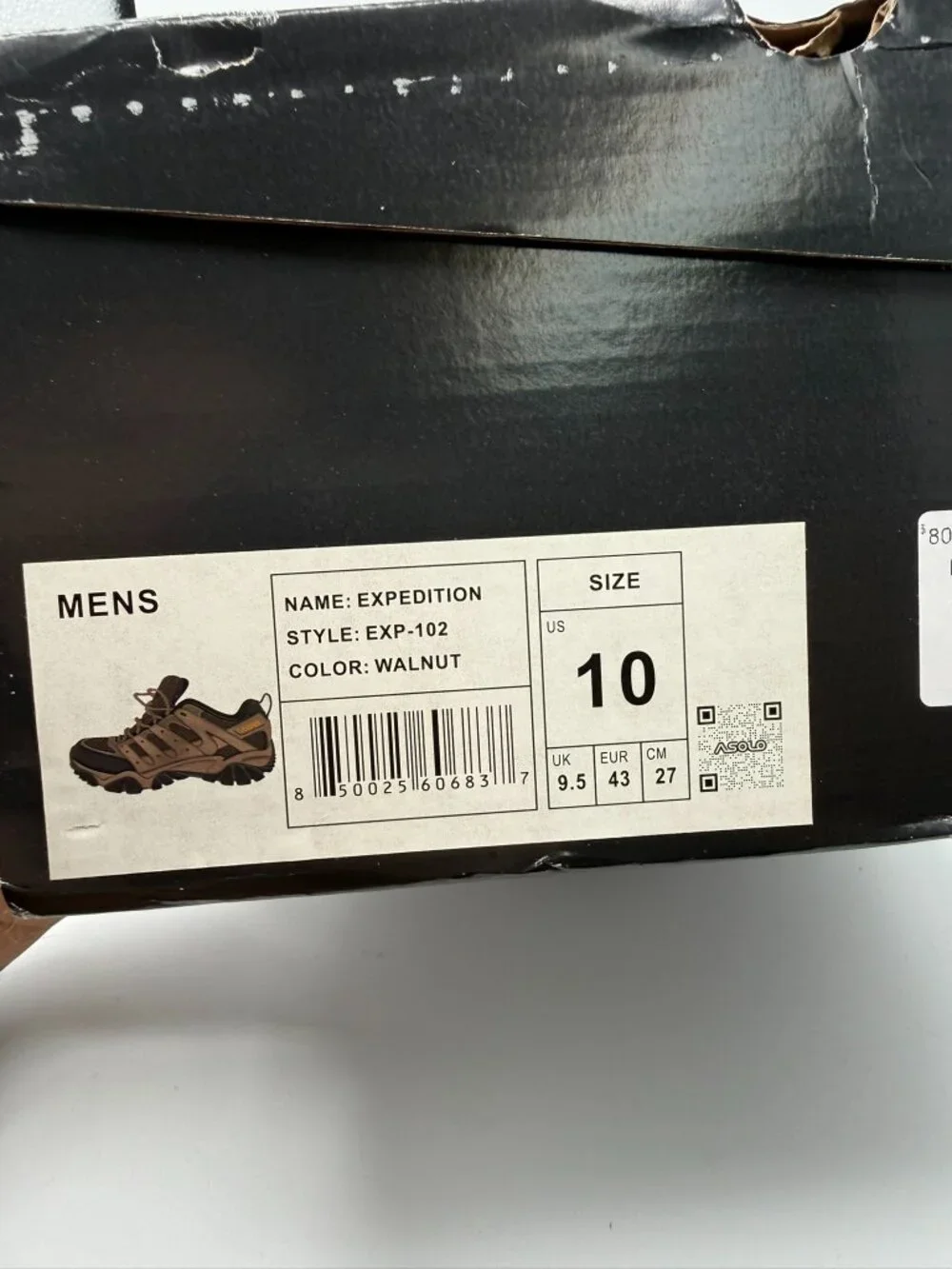 ASOLO Men's Walnut Size 10 New With Box